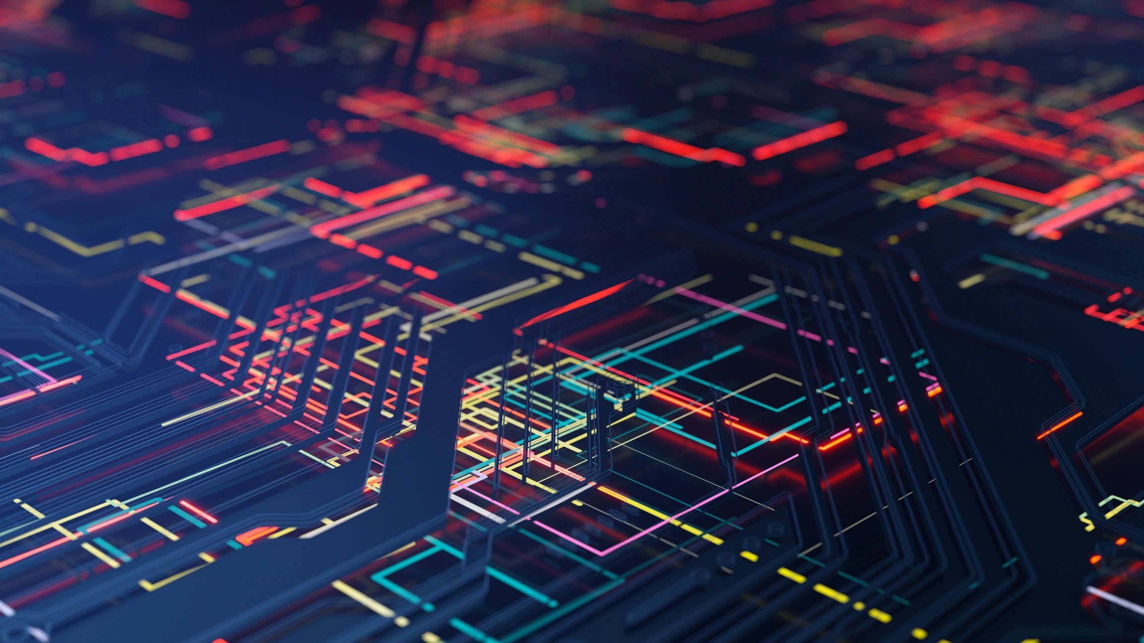 Abstract digital background symbolizing secure information handling